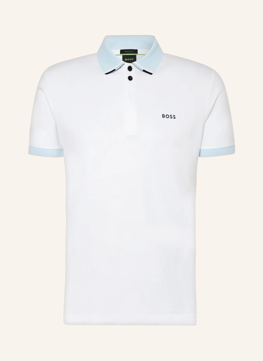 BOSS Jersey-Poloshirt PADDY Regular Fit in weiss