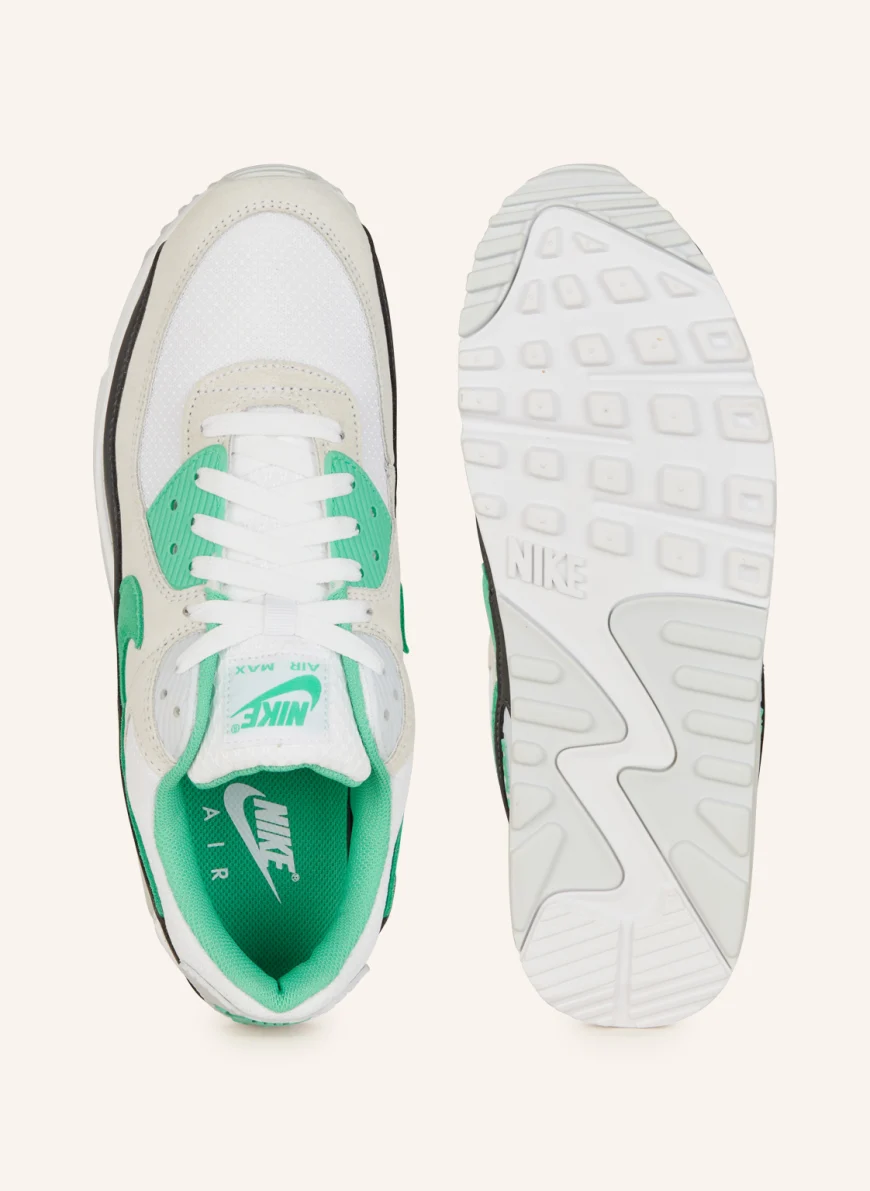 Nike Sneaker AIR MAX 90 in weiss/ hellgrau/ schwarz