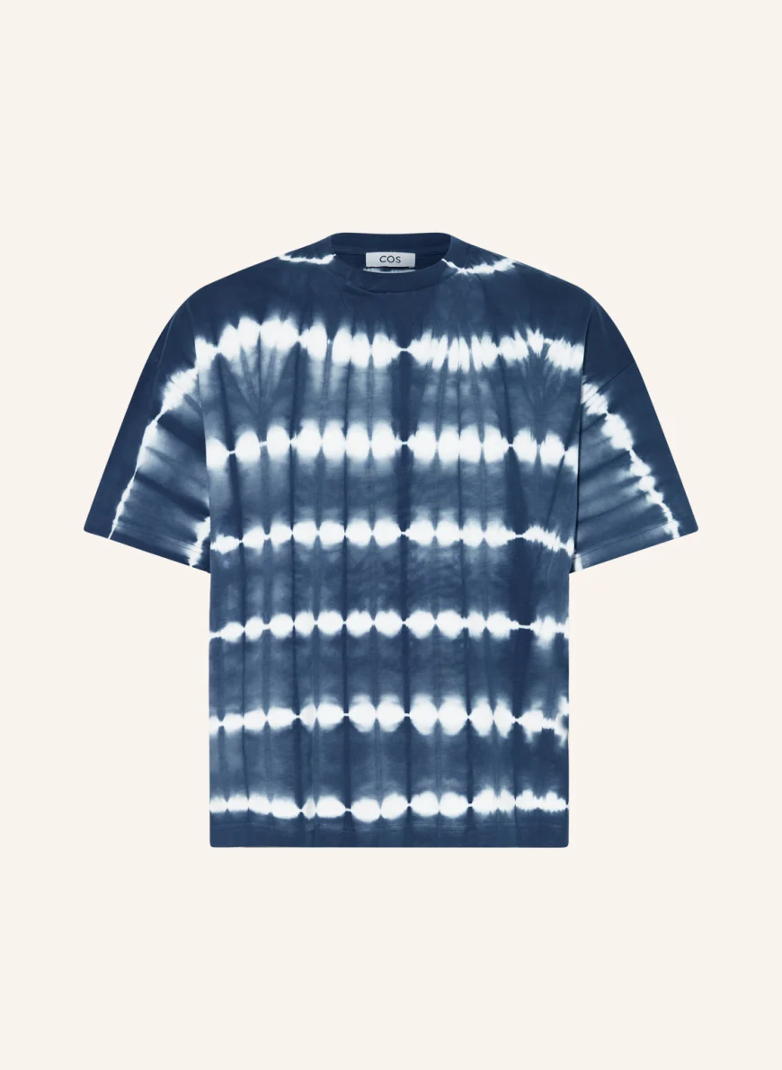 COS T-Shirt in blaugrau/ weiss