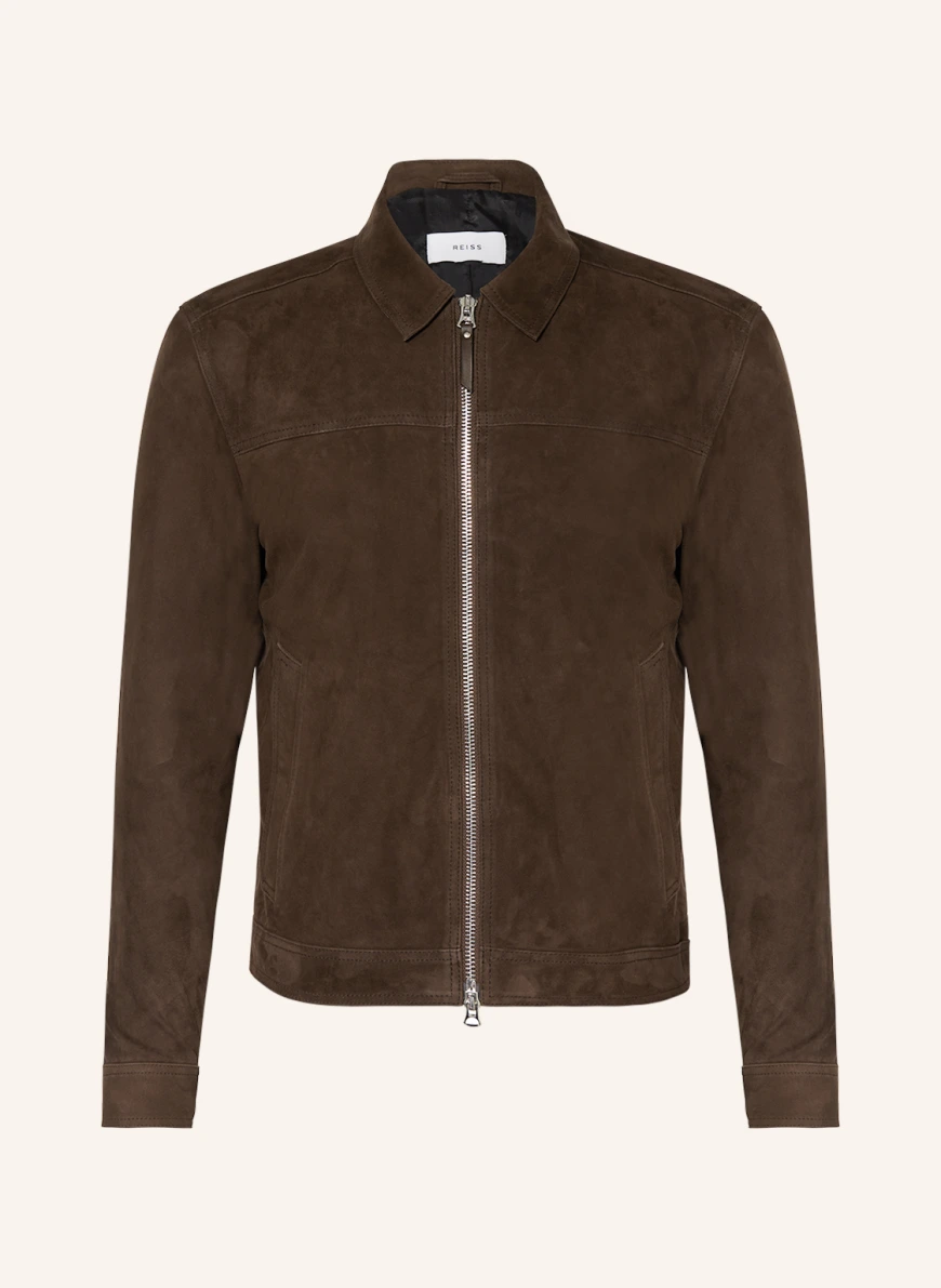 REISS Lederjacke RILEY in braun NF6041 REISS Lederjacke RILEY in braun NF6041