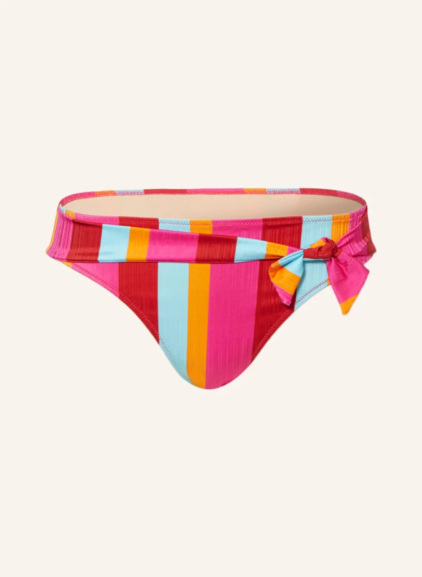 MARIE JO Basic-Bikini-Hose TENEDOS in pink/ türkis/ dunkelrot