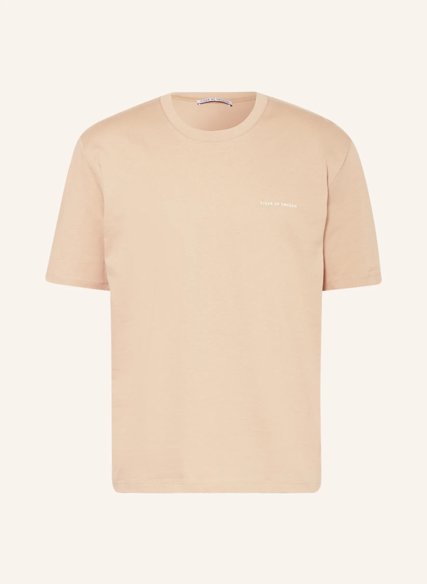 TIGER OF SWEDEN T-Shirt PRO. in beige/ weiss