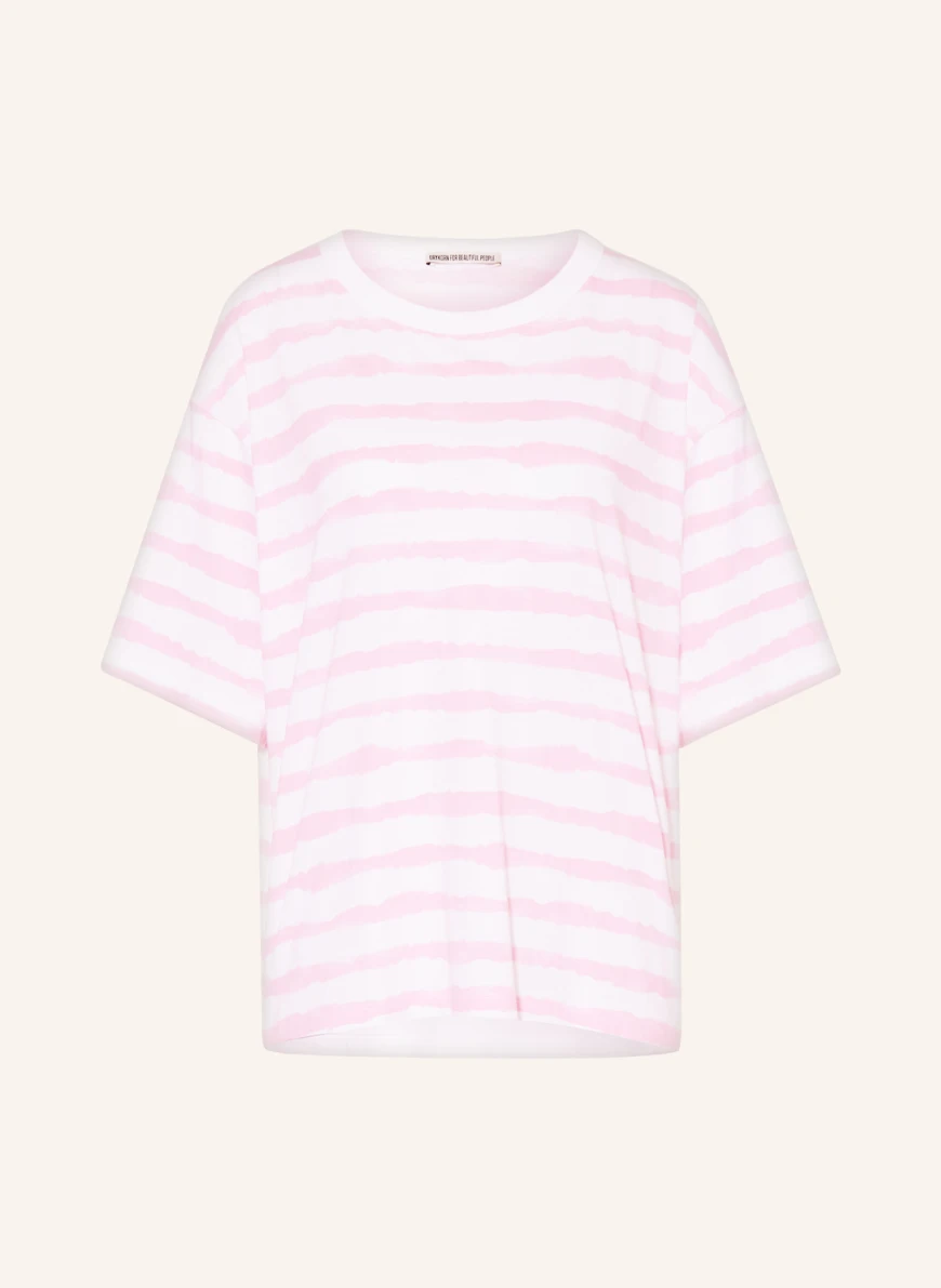 DRYKORN T-Shirt ARETA in weiss/ rosa