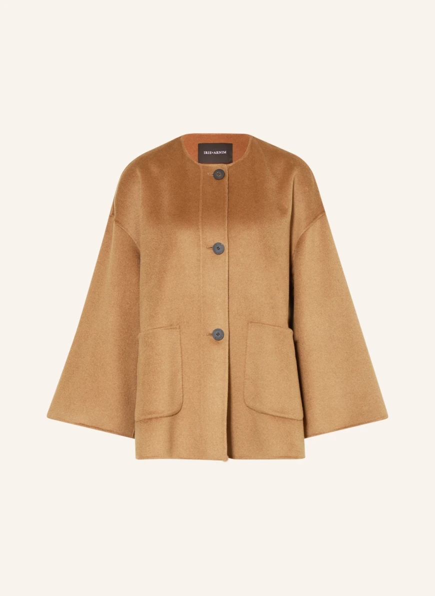 IRIS von ARNIM Jacke ALAIS mit Cashmere in braun