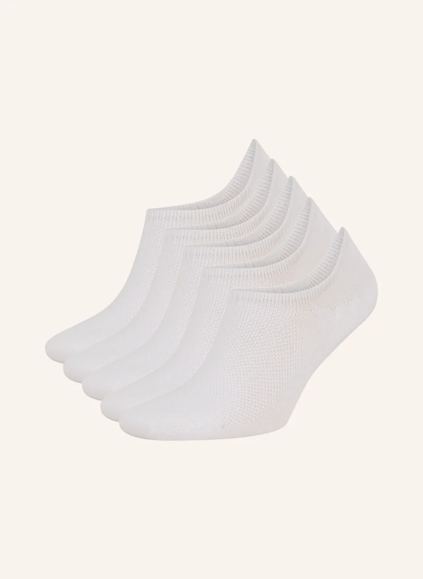 COS 5er-Pack Sneakersocken in weiss COS 5er-Pack Sneakersocken in weiss