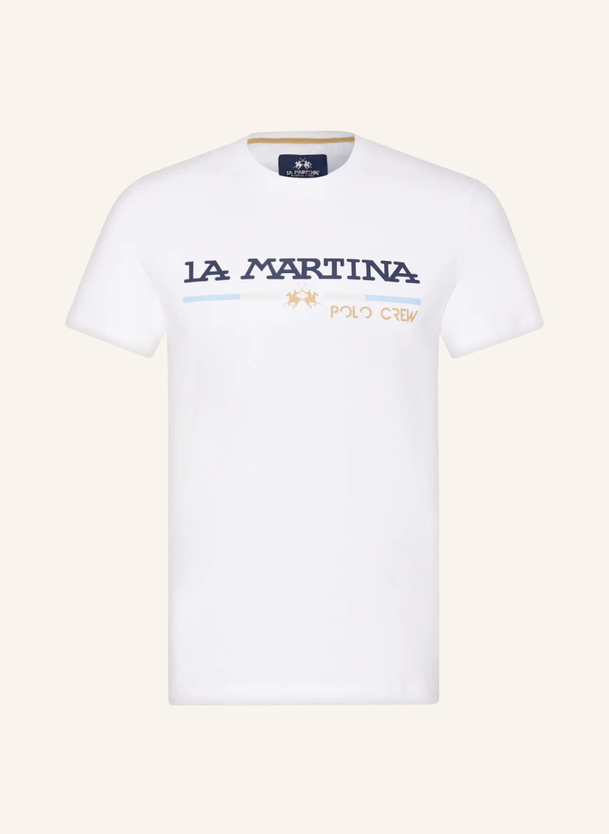 LA MARTINA T-Shirt in weiss