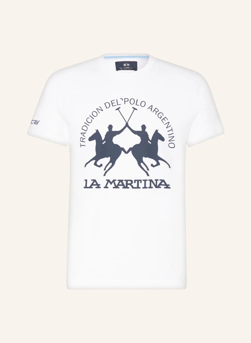 LA MARTINA T-Shirt in weiss