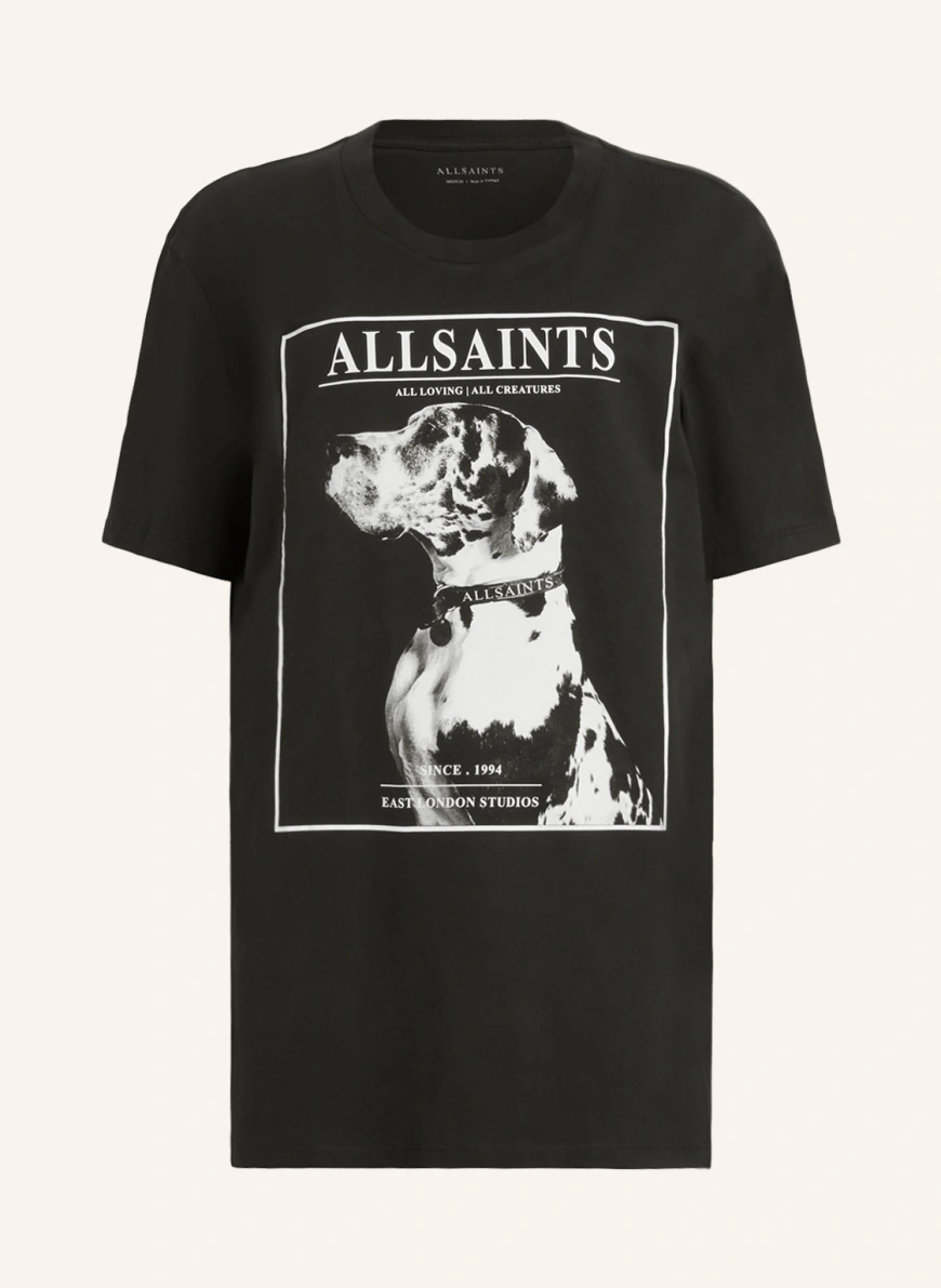 ALLSAINTS T-Shirt STORM in schwarz/ weiss