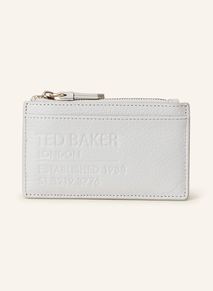 TED BAKER Kartenetui DELFIE mit Münzfach in hellgrau