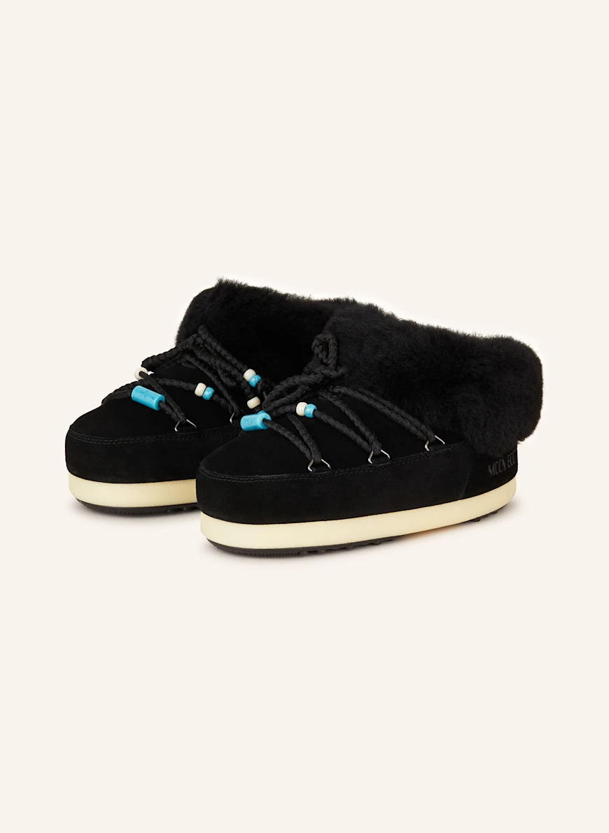 MOON BOOT Moon Boots EVX SUEDE BEADS BLACK