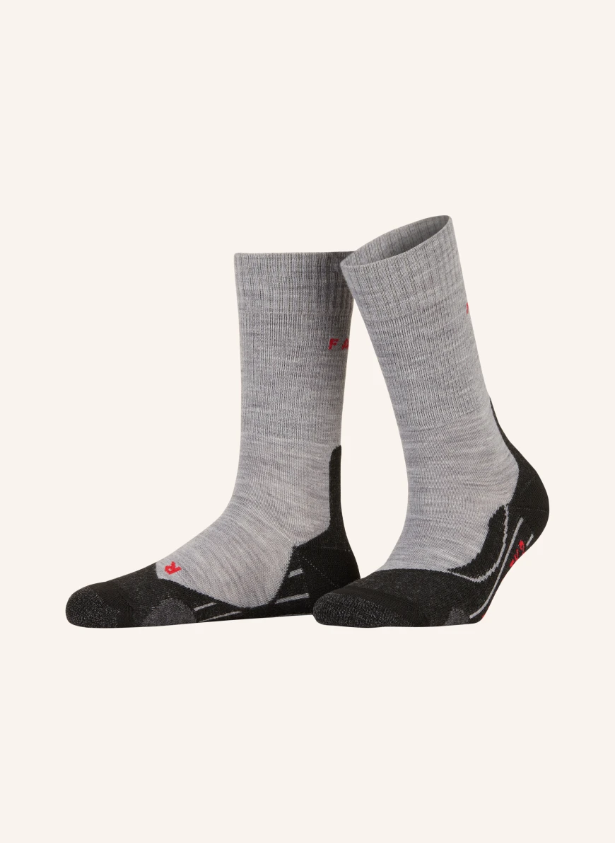 FALKE Trekking-Socken TK2 mit Merinowolle 3403 LIGHT GREY
