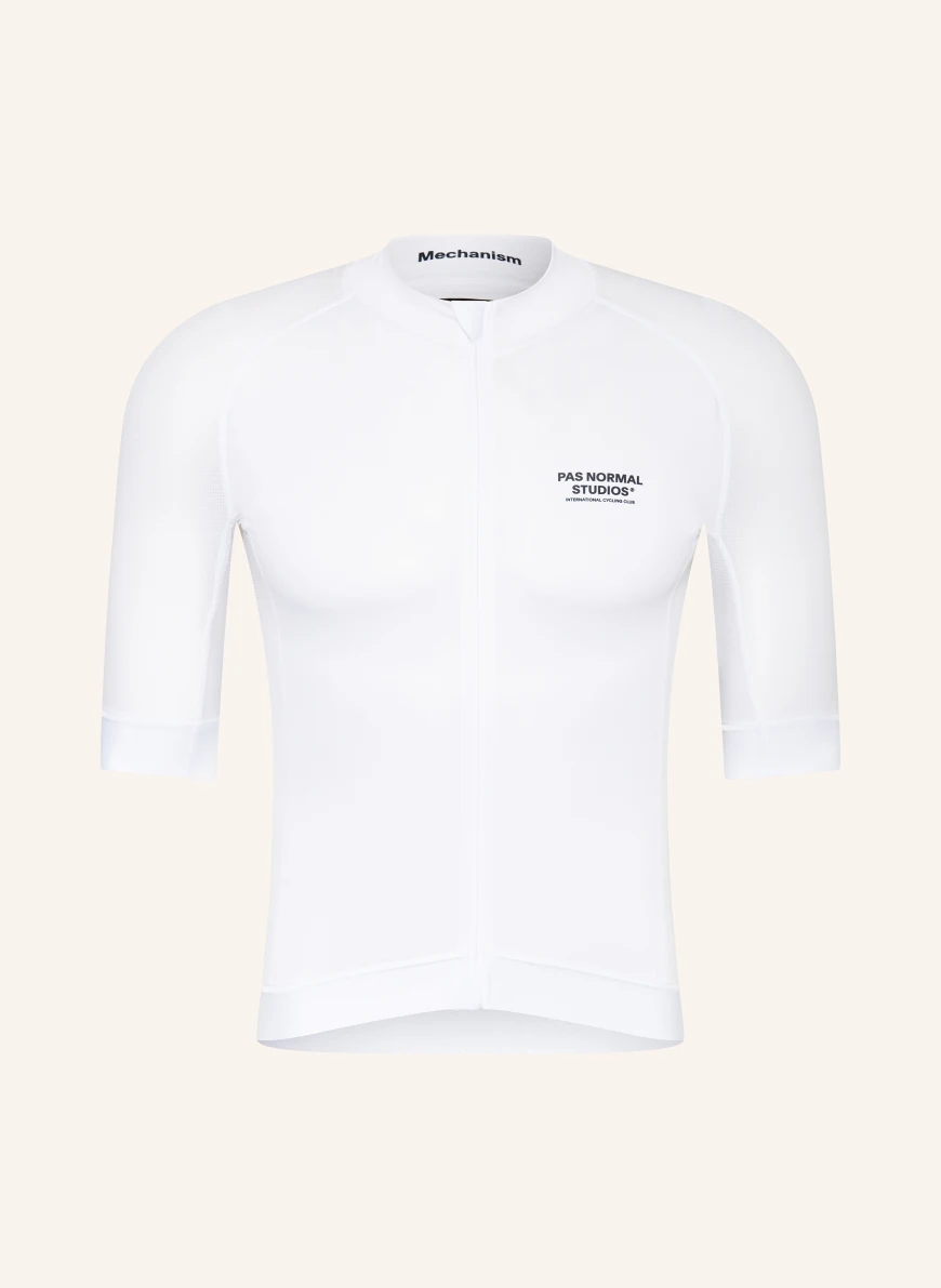 PAS NORMAL STUDIOS Cycling jersey MECHANISM WHITE