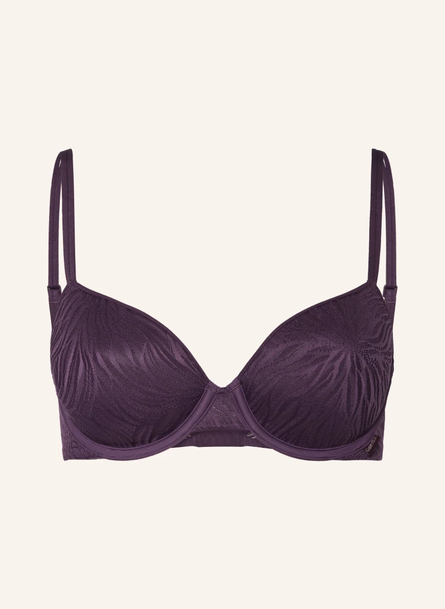 Calvin Klein Skål-BH SHEER MARQUISETTE MÖRKLILA