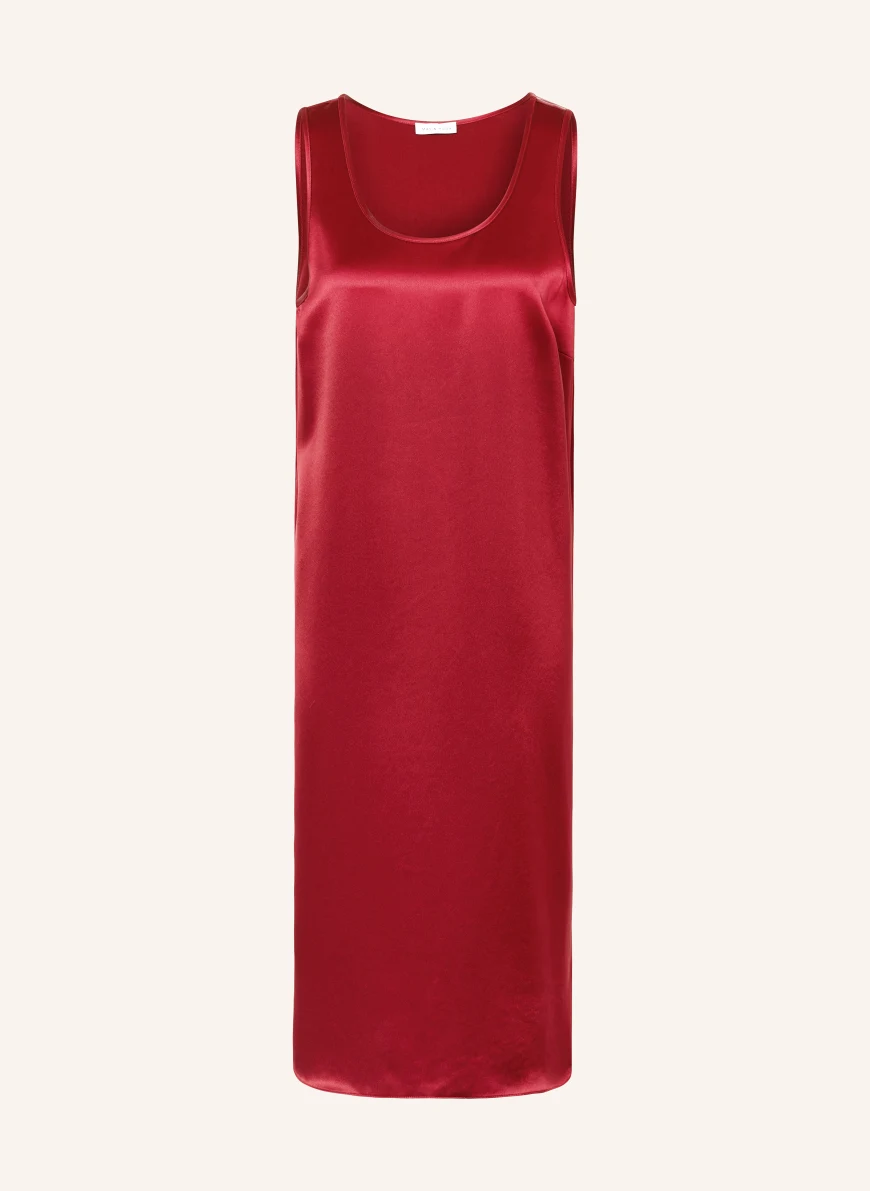 MRS & HUGS rochie din satin ROȘU ÎNCHIS