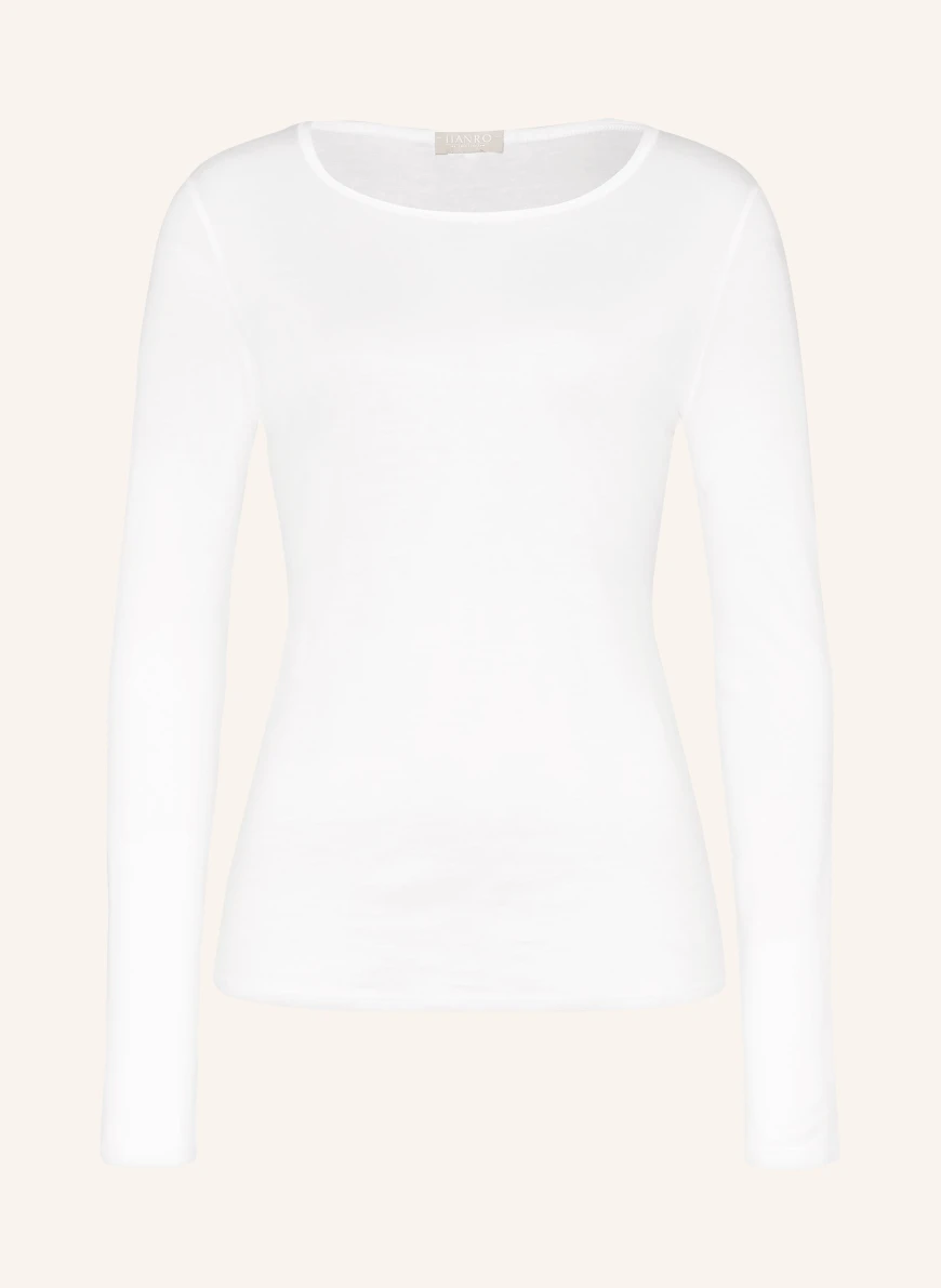 HANRO Long sleeve shirt ULTRALIGHT WHITE