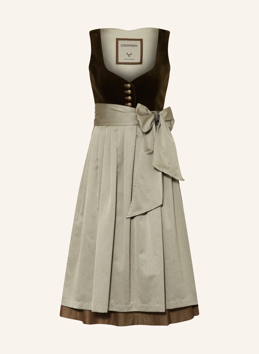 CocoVero Dirndl JANNI DARK GREEN / KHAKI