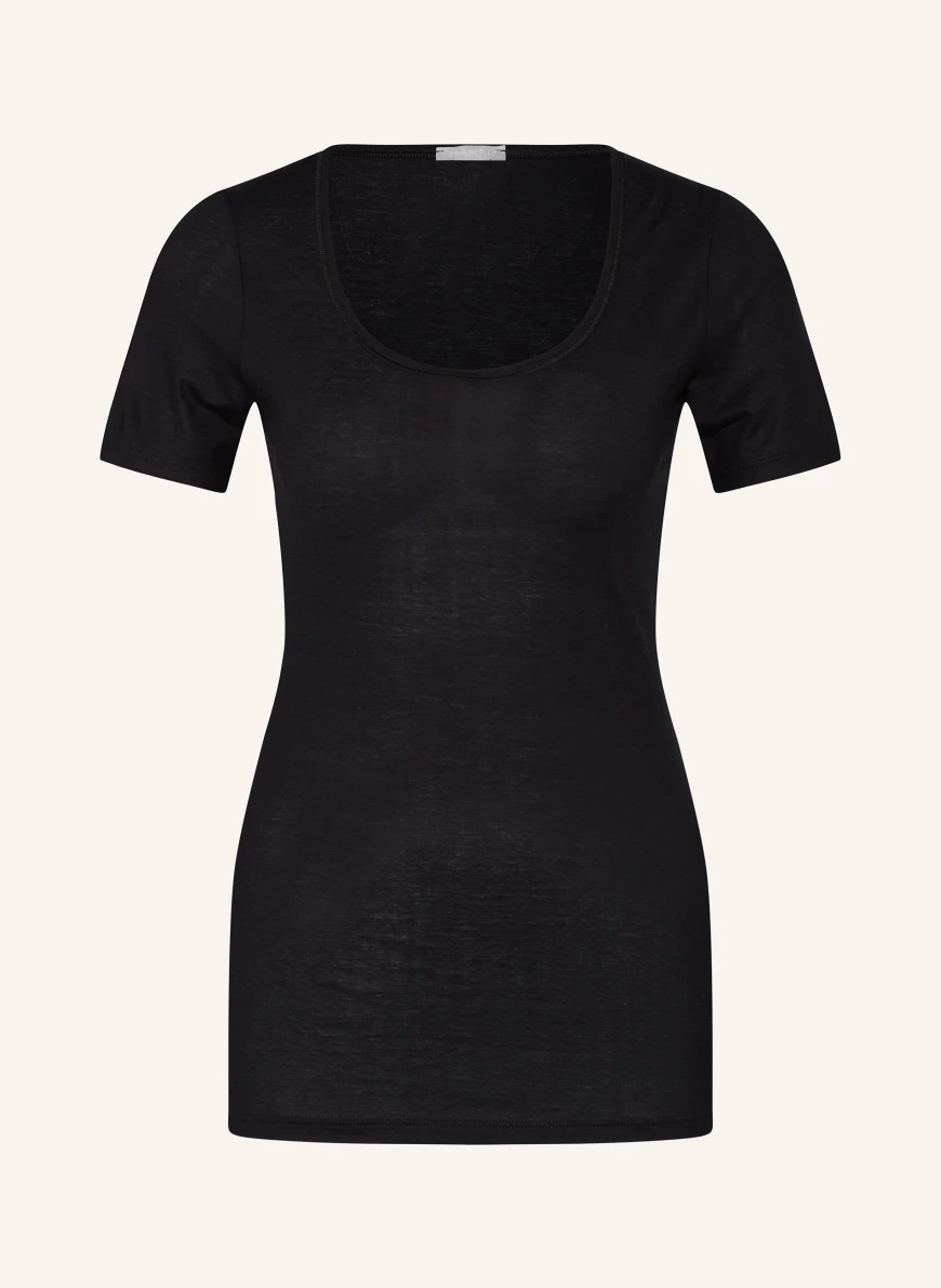 HANRO T-shirt ULTRALIGHT BLACK