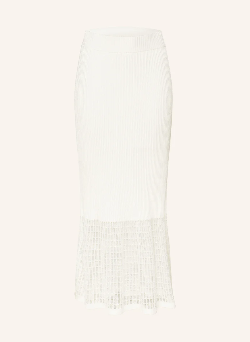 COS Knit skirt with lace ECRU