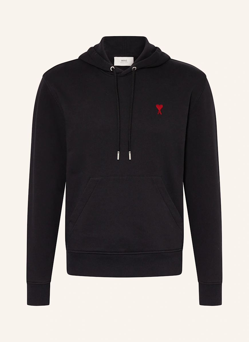 AMI PARIS Hoodie BLACK