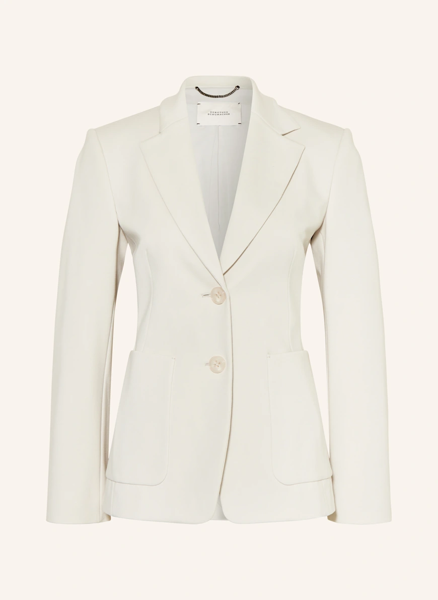 DOROTHEE SCHUMACHER EMOTIONAL ESSENCE jersey blazer CREAM