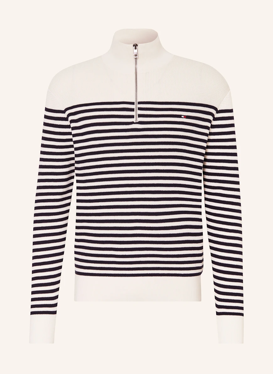 TOMMY HILFIGER RACKING Troyer ALBASTRU ÎNCHIS / ECRU