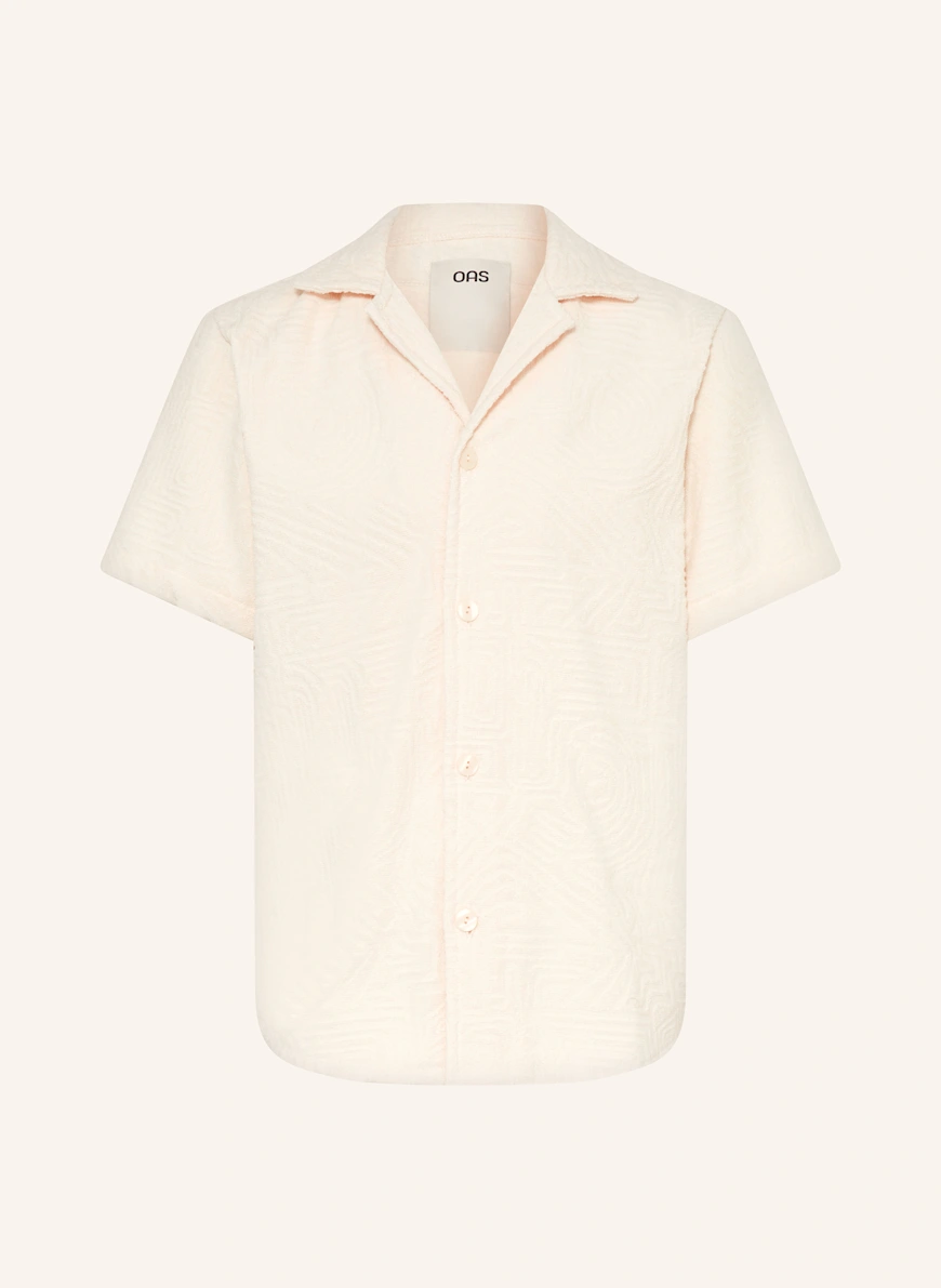 OAS Resort shirt CREAM GOLCONDA Comfort Fit in terry cloth ECRU