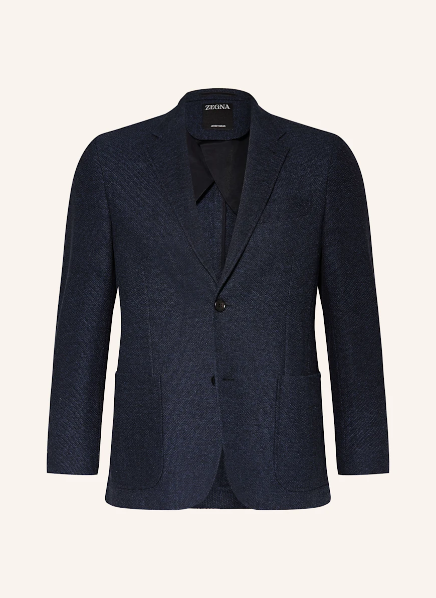 ZEGNA Jerseyjakke Regular Fit MØRKEBLÅ