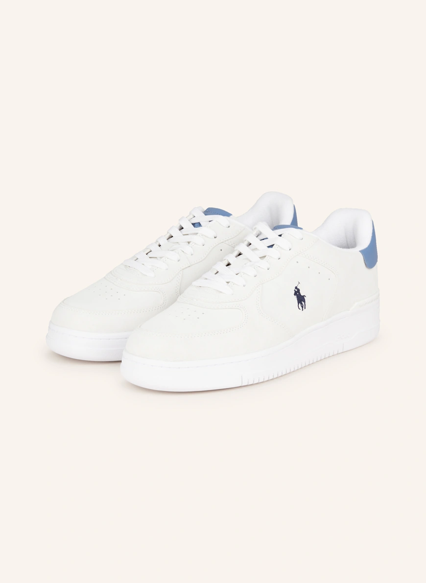 POLO RALPH LAUREN Sneakers WHITE / BLUE GRAY