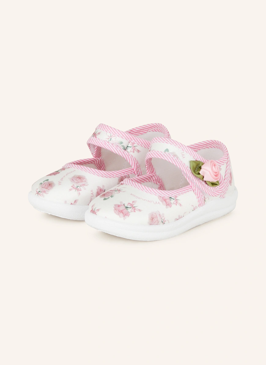 MONNALISA Ballerinas WEISS / HELLROSA