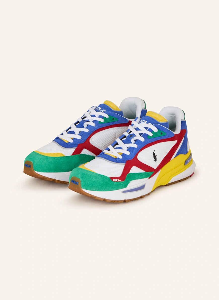 POLO RALPH LAUREN Sneakers BLUE / GREEN / WHITE