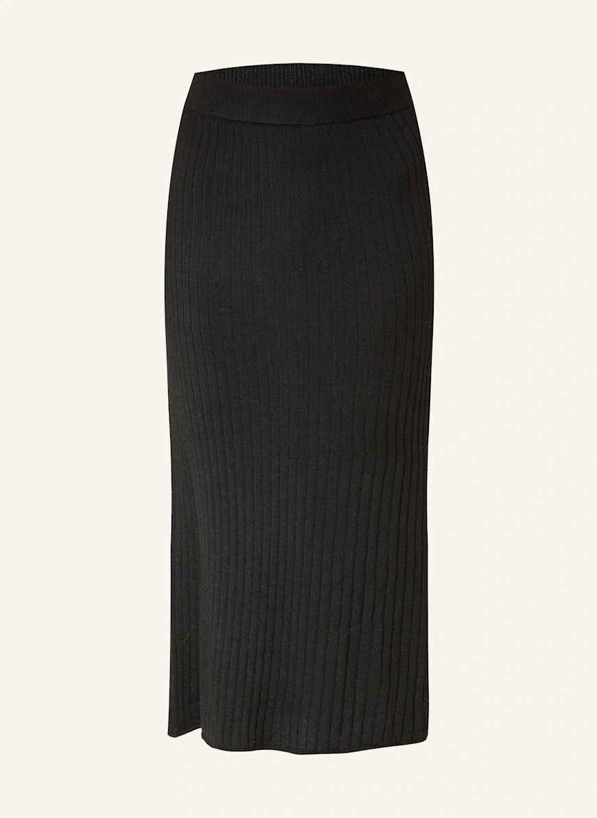 darling harbour Knit skirt BLACK