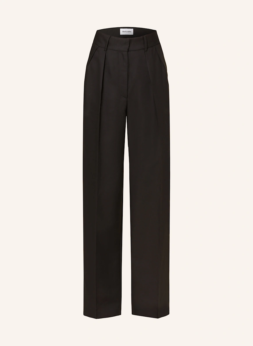 black palms Wide leg trousers BOBBY BLACK