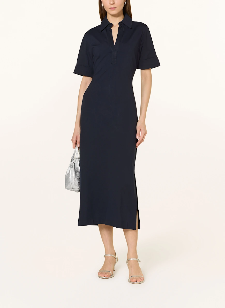 REISS Hemdblusenkleid ASTRID DUNKELBLAU