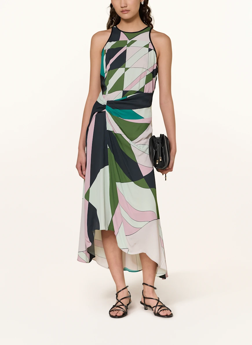 REISS Kleid OLIV / HELLROSA / SCHWARZ