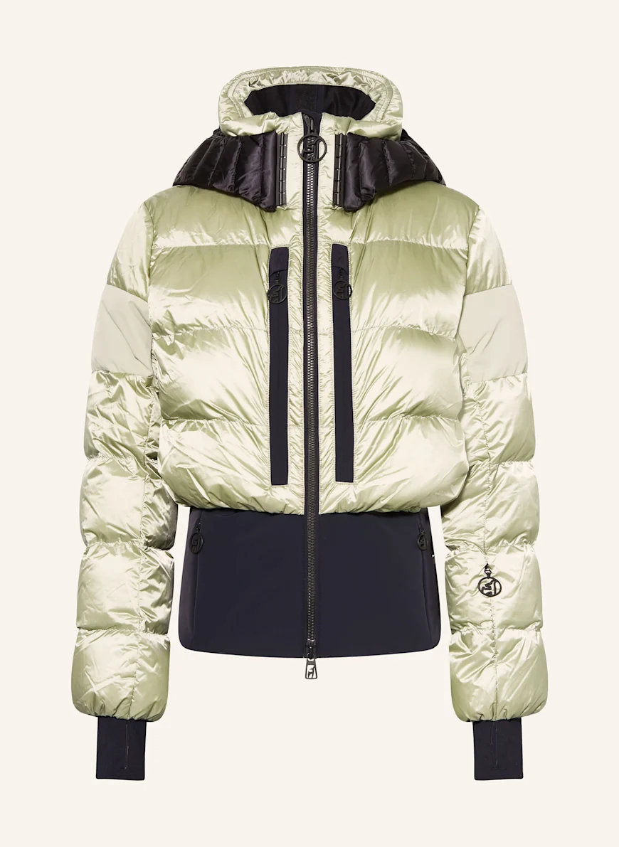 toni sailer BERNADETTE SPLENDID down ski jacket LIGHT GREEN / BLACK