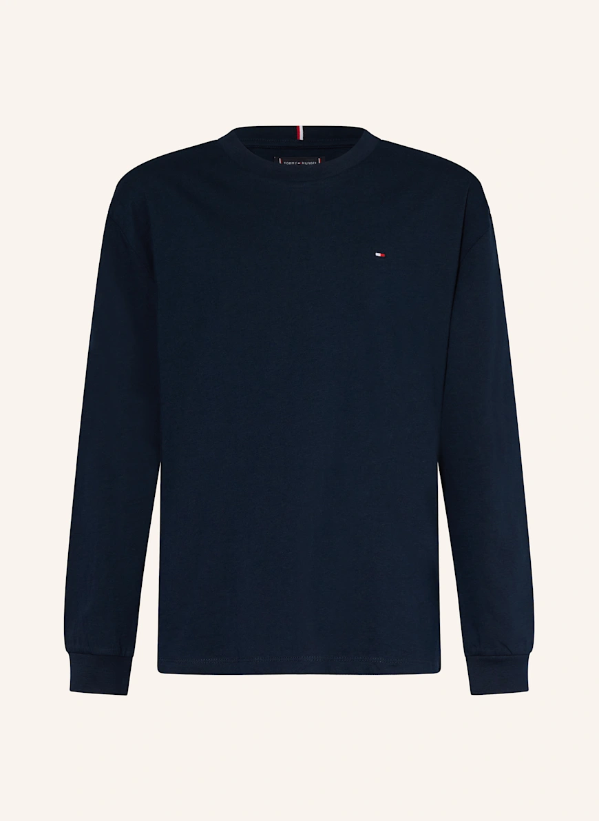 TOMMY HILFIGER Langærmet trøje MØRKEBLÅ