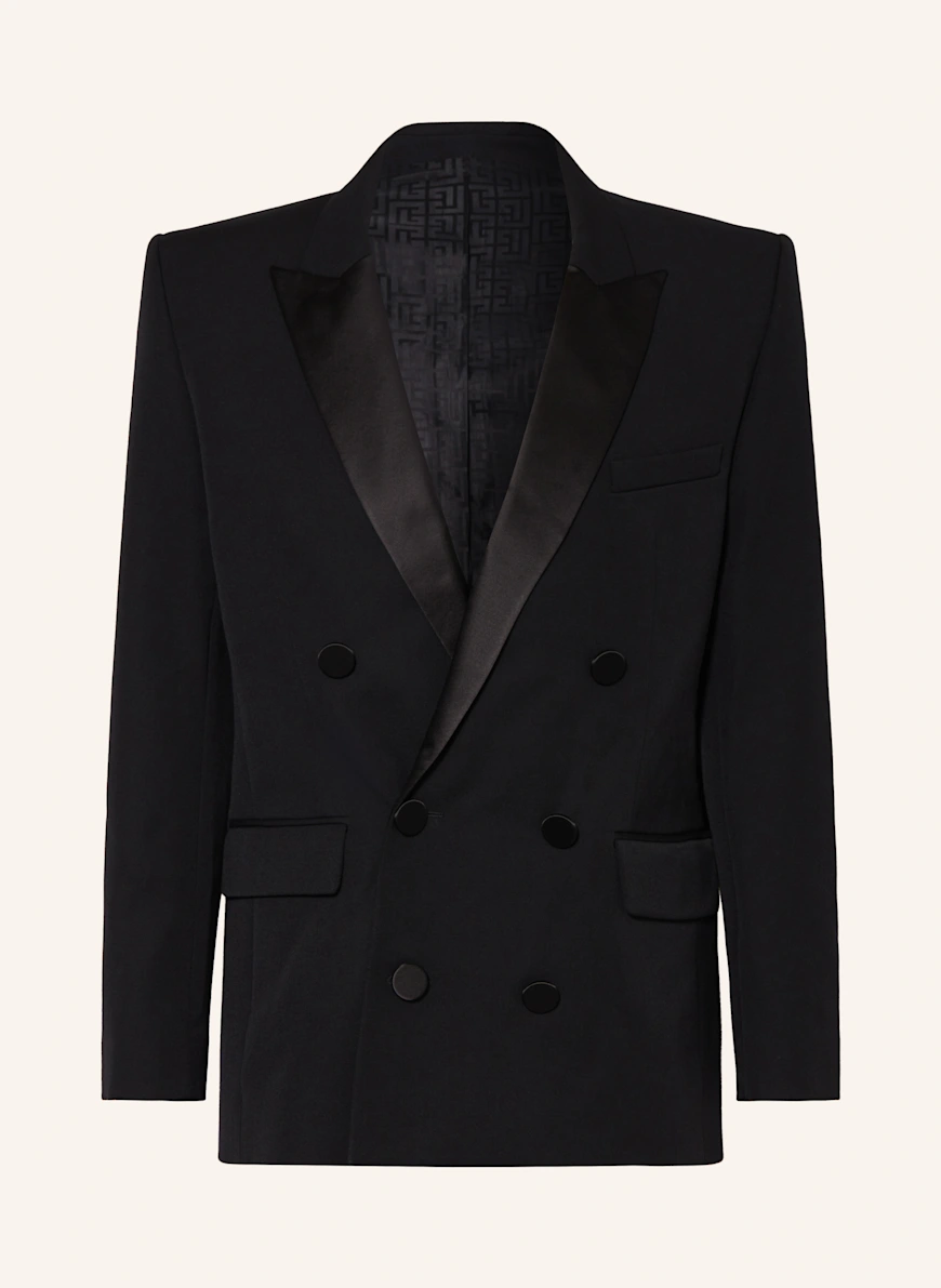 BALMAIN Smokingjakke Regular Fit EAP NOIR/NOIR