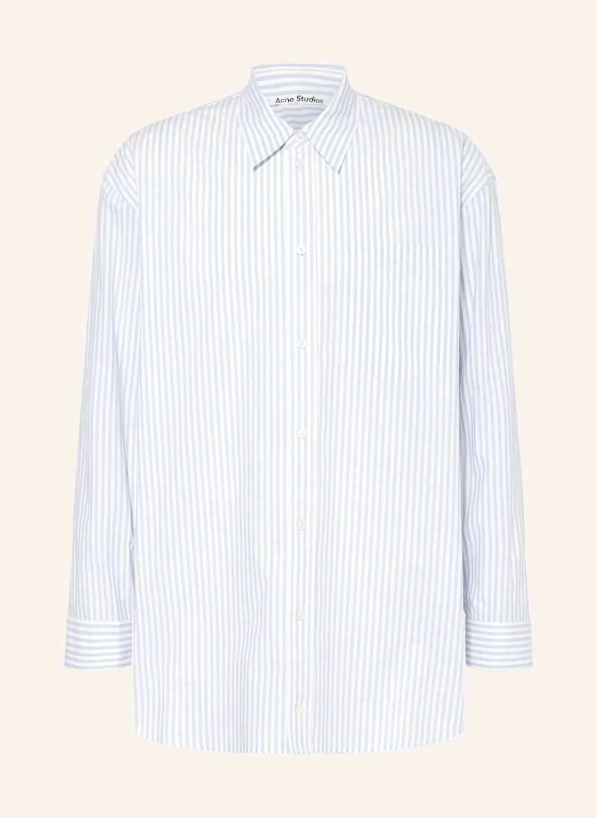 Acne Studios Shirt relaxed fit LIGHT BLUE / WHITE