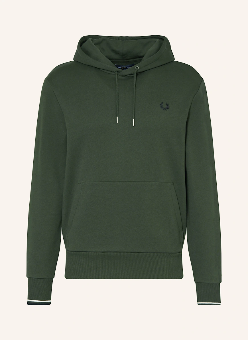 FRED PERRY Hoodie M2643 DARK GREEN