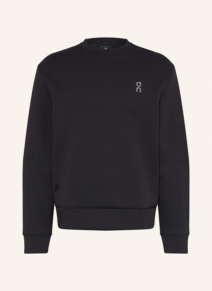 On FOCUS TECH CREW sweatshirt BLACK