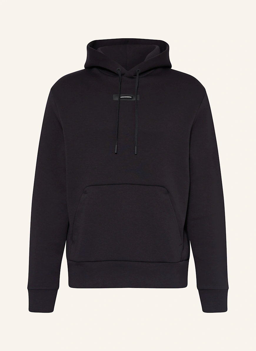 On Hoodie FOCUS TECH BLACK