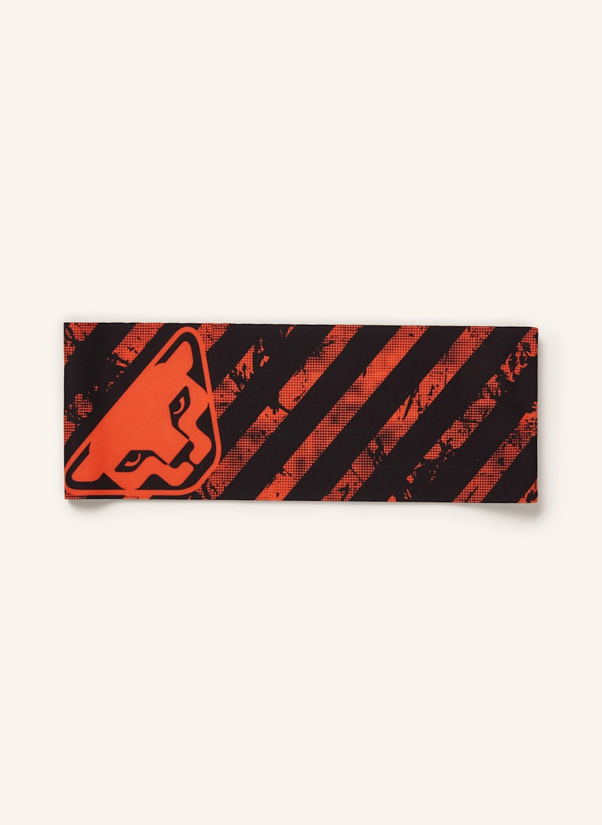 DYNAFIT GRAPHIC PERFORMANCE headband BLACK / NEON ORANGE