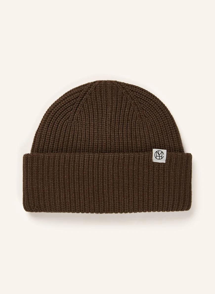 MSCH COPENHAGEN Beanie MSCHGALINE RACHELLE DARK BROWN / BLACK