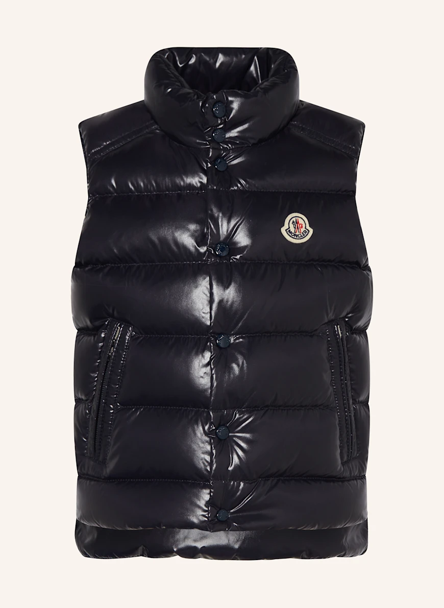 MONCLER enfant Dunväst TIB MÖRKBLÅ
