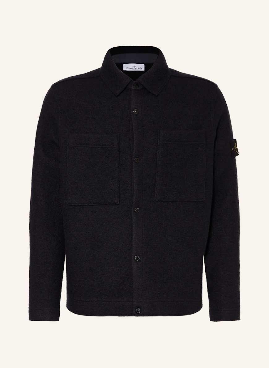 STONE ISLAND Overshirt Regular Fit DARK BLUE