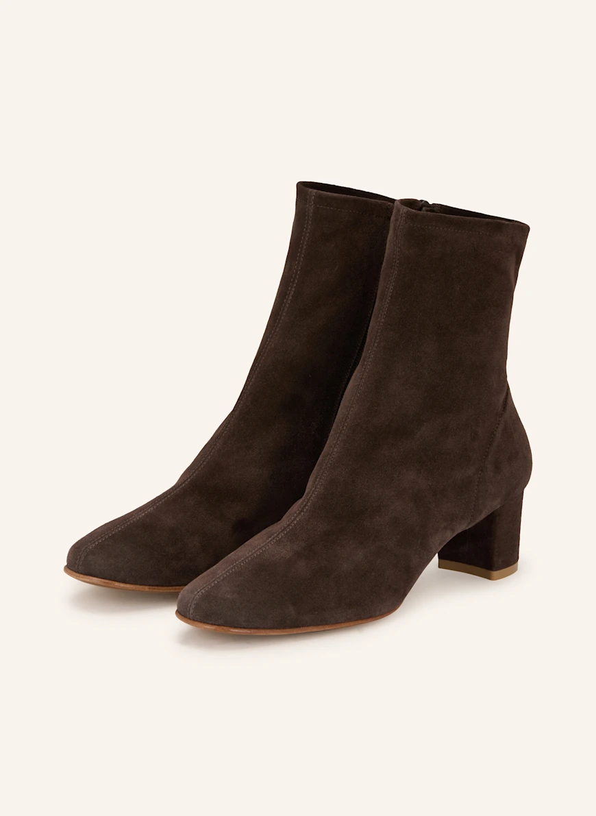 BY FAR Ankle boots SOFIA DARK BROWN