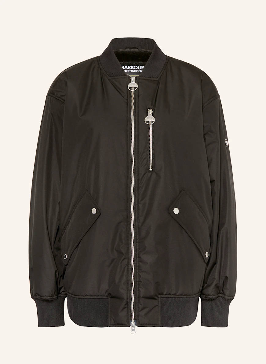 BARBOUR INTERNATIONAL KUALA bomber jacket BLACK