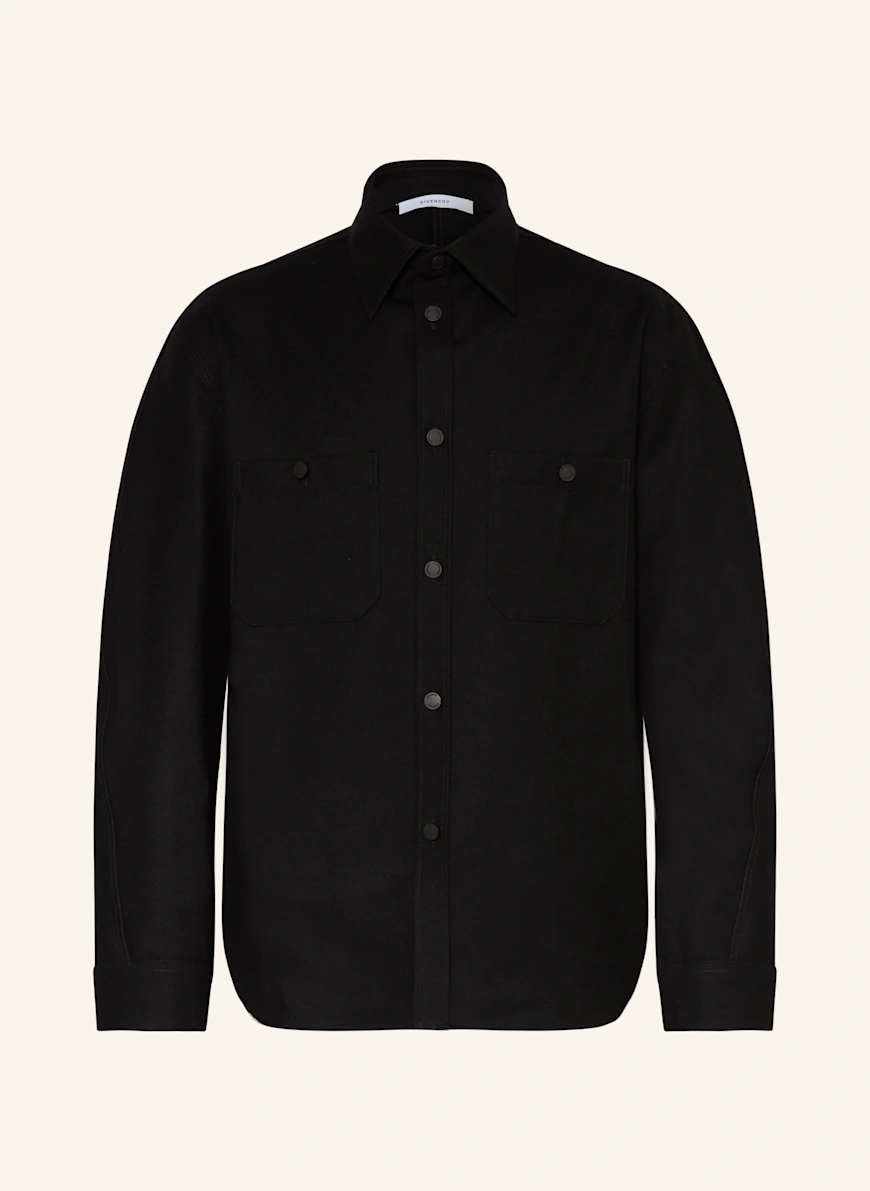 GIVENCHY Overshirt comfort fit BLACK