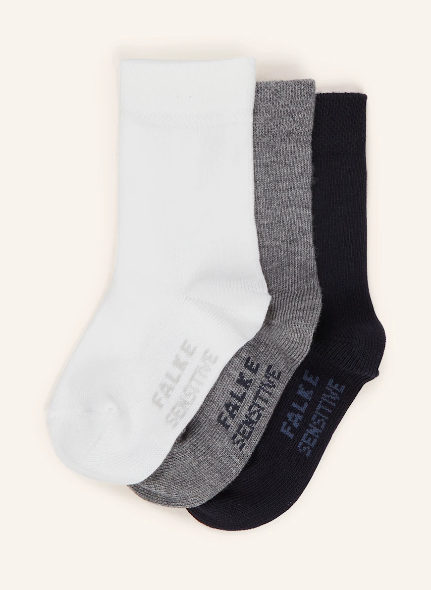 FALKE 3-pack of socks SENSITIVE 0020 SORTIMENT