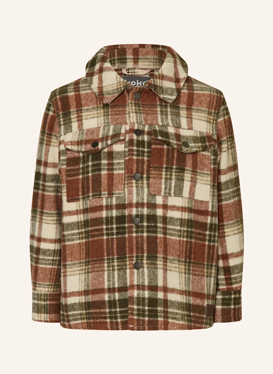 Koko Noko Flannel shirt BROWN / BEIGE